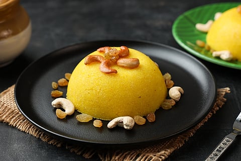 Rava Kesari. Credit Shutterstock