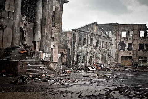 Conflicts between humans often come with repercussions that'll stay as murals on dilapidated walls, in war ravaged places of interest. Photo Credit Shutterstock