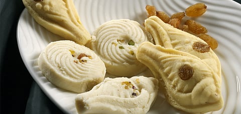 An assortment of Sandesh, a traditional Bengali sweet
