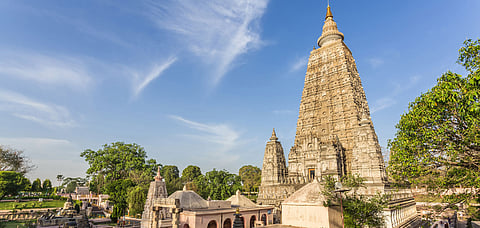 The Mahabodhi Temple in Bodh Gaya is a popular spot for Buddhist pilgrims