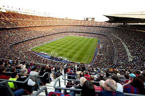 FC Barcelona's Home Stadium, Camp Nou.