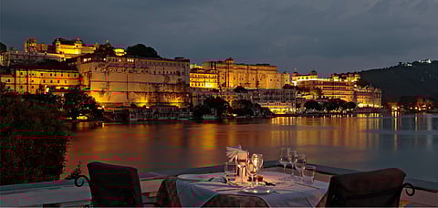A cosy dinner in Udaipur