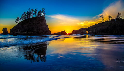 The Olympic Coast Marine Sanctuary Olympic Coast National Marine Sanctuary has a spectacular coastline