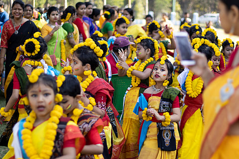 Basanta Utsav Celebrating Spring In Shantiniketan