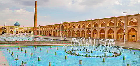 The old square of Isfahan garden