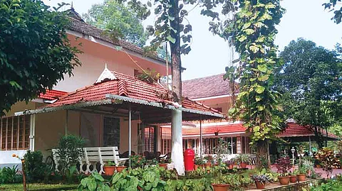 The main building where guests stay