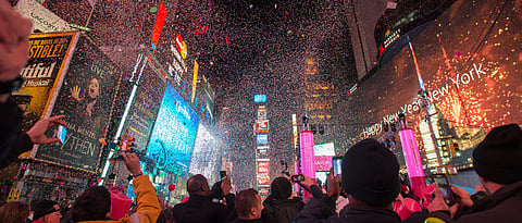New York Ring in the New Year with the iconic ball drop