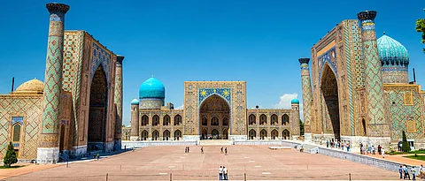Registan, the heart of the ancient city of Samarkand in Uzbekistan
