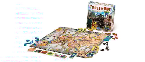 Ticket-to-Ride, a railway-themed board game