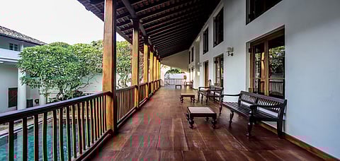 The corridor in the premises