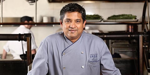 Cardoz during early days at North End Grill, New York