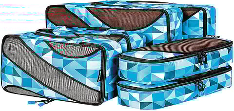 This set of 6 packing cubes is sure to make your journey hassle free