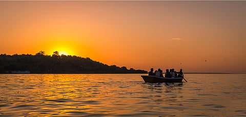 Sunset at the Upper Lake, Bhopal