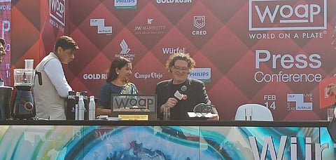 Marco Pierre White unveiled the awards of WOAP