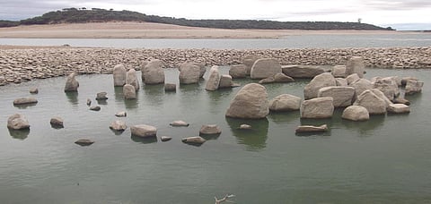 100 circular stone monuments, more than 4,000 years old dolmens of Guadalperal, which had been underwater for almost 60 years