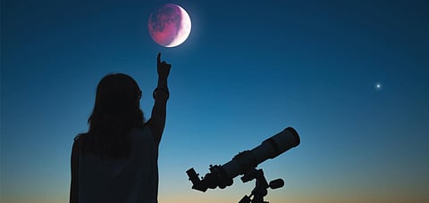 You can spot the Strawberry Eclipse in India