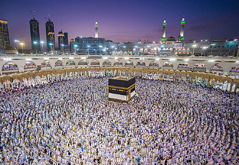 The Kaaba during Hajj