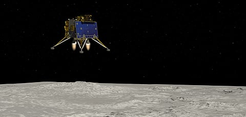 Artist depiction of the the Chandrayaan 2 lunar mission from India