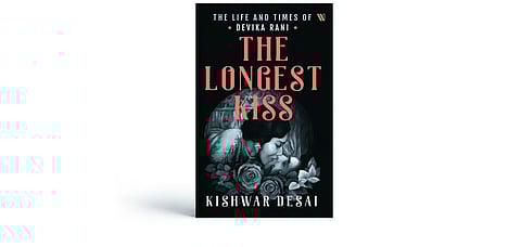 The book cover of the Longest Kiss