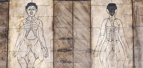 The Thai massage has Indian roots