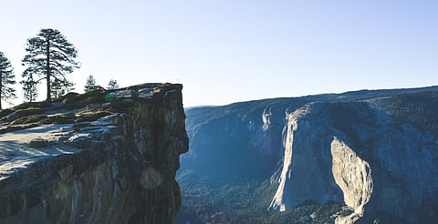 Taft point at Yosemite National Park, California