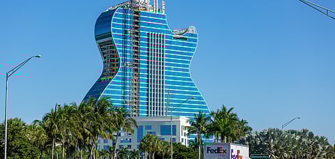 Hard Rock Hotel and Casino Hollywood is under construction and soon to open in 2019