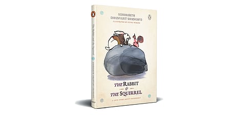 The cover of Siddharth Dhanvant Shanghvi's latest book, The Rabbit &The Squirrel A Love Story