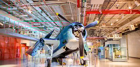 A display at the Intrepid Sea, Air & Space Museum, Manhattan
