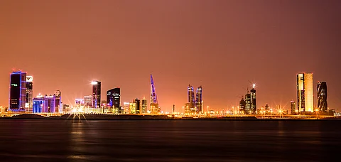 The city of Muharraq in Bahrain