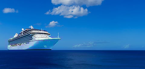 A cruise ship