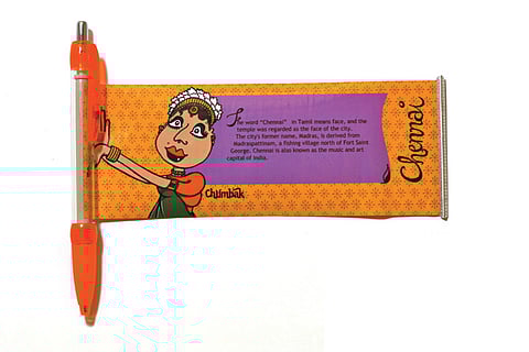 Pens that double as city guides