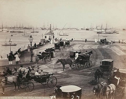 Mumbai's Wellington Pier was then called Apollo Bunder. It was merely an embarkation and disembarkation point for passengers and goods
