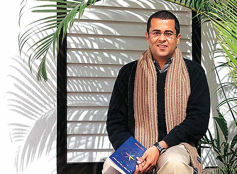 Chetan Bhagat says that the places he visits always influence his work