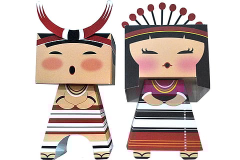 Paper dolls Souvenirs from Manipur