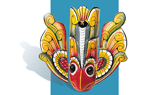 Demon masks from the Emerald Isle