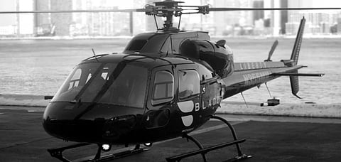 A helicopter run by BLADE