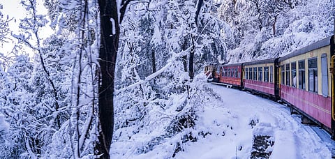 The Kalka-Shimla Toy Train resumes services