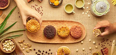 Moon cakes are an important part of the Autumn festival