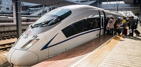 Representative Image The new bullet train will ease winter travel in China