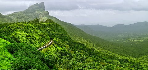 Enjoy the verdant views between Mumbai and Pune from the Vistadome coach of the Deccan Express
