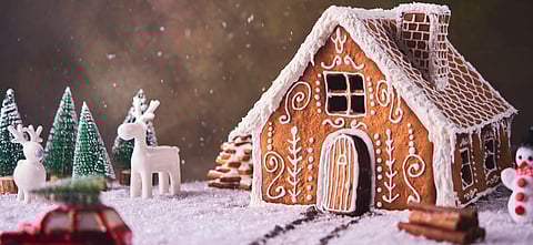 The Gingerbread House is open for a visual tour at Sea Island