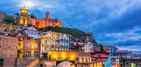 The old town of Tbilisi in Georgia