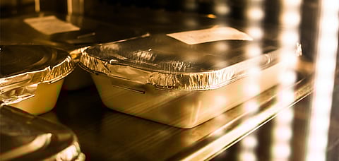 Meals have to be served in disposable containers nothing can be re-used