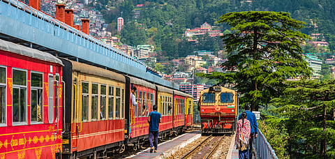 The mid-19th century railway is listed as a UNESCO heritage site