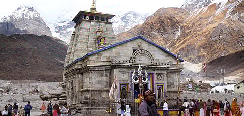 The much-revered Kedarnath Temple