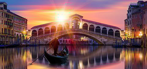 The Rialto Bridge, a must-visit spot for tourists in Venice