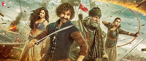 The movie poster for Thugs of Hindostan