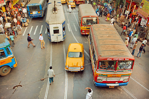 Traffic in Kolkata