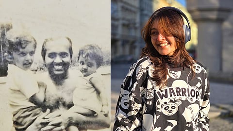 1.കുട്ടിക്കാലത്ത് മഞ്ജുവാരിയരെയും ജ്യേഷ്ഠന് മധുവാരിയരെയും ഒക്കത്തെടുത്ത് അച്ഛന് മാധവവാരിയര്(ഫയൽചിത്രം) 2.മഞ്ജുവാരിയര്