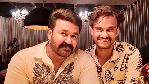 മോഹൻലാലിനൊപ്പം വിശാഖ് സുബ്രഹ്മണ്യം